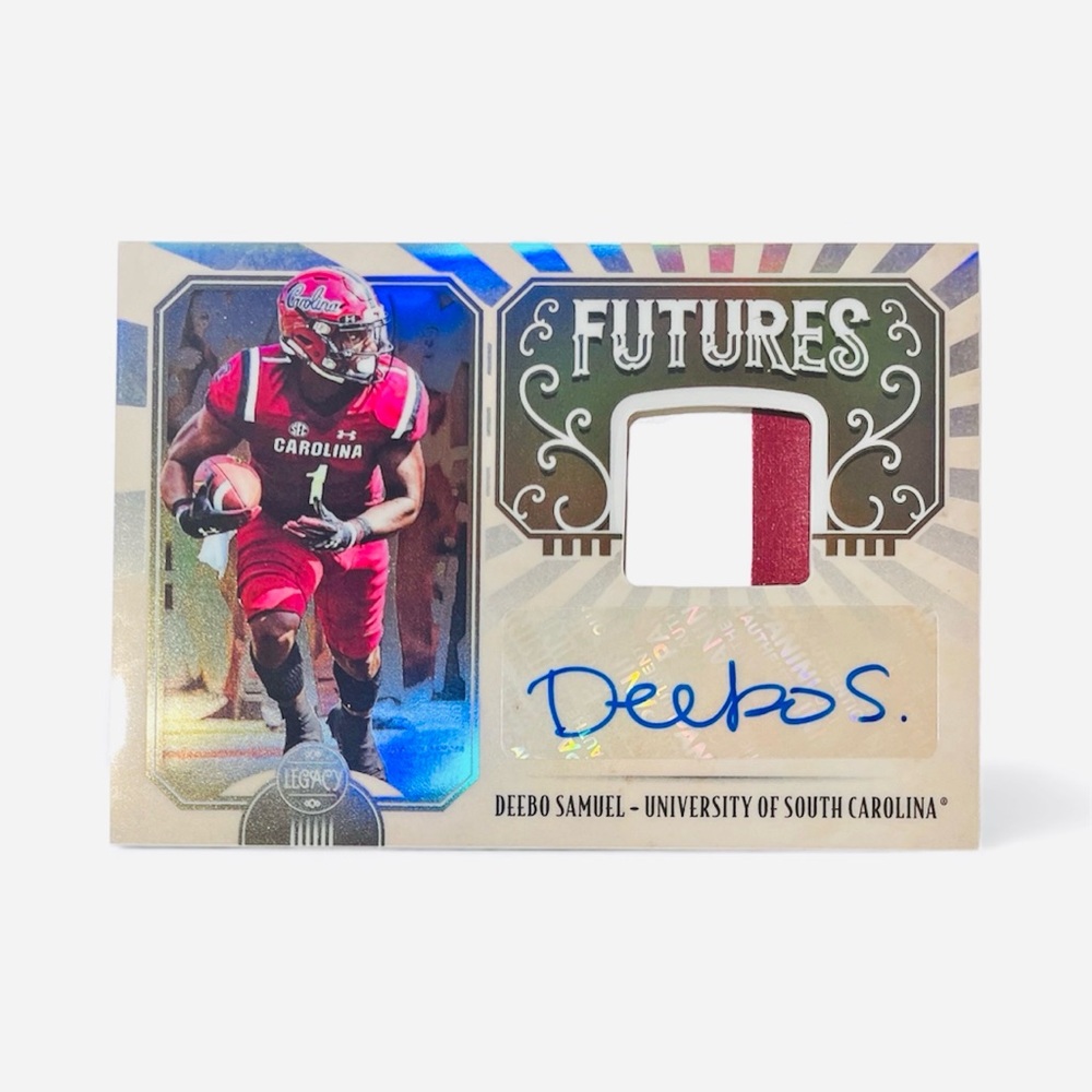 Deebo Samuel Futures Rookie Patch Auto South Carolina Gamecocks 49ers Commanders